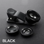 3 IN1 Phone Lens 0.67X Wide Angle Zoom Macro Camera Kits. Fixed Price $9.81.