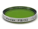 Kodak Color Filter FIII/32 -1L=2X Green 32MM Circular M32. Fixed Price $16.85.