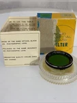 Lyncrest B-30 Green X1 Camera Lens Filter Optical Glass. Fixed Price $24.95.