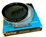 Vivitar 55MM Polarizing Circular C-pl Camera Lens Filter. Fixed Price $17.22.