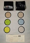 Vintage Hoya 49MM 6-FILTER Set (A-81C, D-82A, D-81A, Skylight Ia Xo, & K2). Fixed Price $79.99.