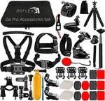 Reflex Camera 50 In 1 Action Accessories Kit Compatible With Gopro Her.... Fixed Price $39.14.