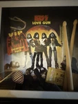 Signature Network Fun Productions Kiss Love Gun Framed Backstage Shadow Box. Fixed Price $35.00.