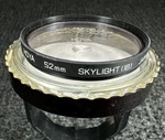 Hoya 52MM Skylight 1B Screw-on Filter With Case 375. Fixed Price $10.00.