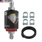 Cocomocart Inch Fuel Filter Kit, Universal 1/4" Metal Black And Red. Fixed Price $40.69.