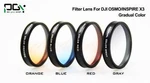 Pgytech 4PCS Set Filters For Dji Inspire 1/OSMO X3 Case Red Blue Orng Gray Gradu. Fixed Price $14.99.