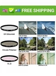 Acuvar 3 Piece Multi Coated Hd Filter Kit (uv, Cpl, Fld) For Canon Nikon Sony. Fixed Price $10.99.