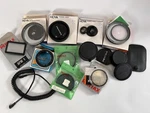 Vintage Pentax Hoya Jcpenney Camera Caps Filters Hoods 2X Teleconverter Lot. Fixed Price $26.99.