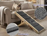 Pawaboo Adjustable Wooden Ramp, Non-slip, Folding For Small/medium Dogs. Fixed Price $50.00.