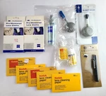 Vintage Camera Lens Cleaning Lot, Leupold Kodak Paper, Cleaner, Blow Brush Zeiss. Fixed Price $26.99.