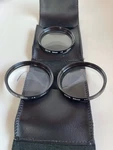 Vintage Hoya Close-up Filter Set +1 +2 +4 Macro Photo Magnification With Case. Fixed Price $17.95.