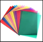 16 Pack Light Gels Colored Overlays Transparency Film Plastic Sheets New. Fixed Price $13.79.
