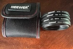 Neewer 55MM Lens Filter Kit. Fixed Price $33.00.