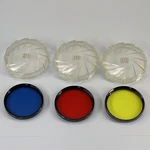 Hoya 55 Mm Color Set. Blue 80A, Red 25A And Yellow K2 Lens. Fixed Price $28.00.