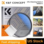 K&f Concept Circular Polarizer Cpl Lens Filter Optical Glass 55/62/67/72/77/82MM. Fixed Price $20.99.