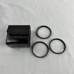 Cpc Phase 58MM Close-up Filter Set NO.1, NO.2 & 4 With Case Vg Japan. Fixed Price $11.90.