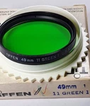 Tiffen 49MM 11 #1 Green Glass Color Conversion Lens Filter Lightens Skin Tones. Fixed Price $14.99.