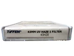 New Tiffen 43HZE 43MM Uv HAZE-1 Filter (clear) Absorbs Ultraviolet Light. Fixed Price $17.99.