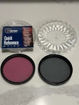 Tiffen Fl-d Glass Lens Filter Fluorescent Fld & Cpl Crystal Optics. Fixed Price $17.99.