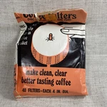 Vintage Percolator Coffee Filters Lot 36 4-INCH Star Division Michigan. Fixed Price $9.09.