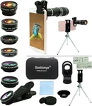 11-IN-1 Camera Lens Kit 20 X Telephoto Wide Macro Fisheye For Iphone. Fixed Price $63.00.