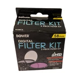 Bower Digital Slr Kit 58MM Uv, Cpl And Fld Filters Mint. Fixed Price $12.00.