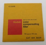 Kodak Color Compensating Filter 75MM X Square CC40G Cat 149 6629 *. Fixed Price $9.99.