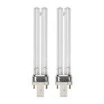 2PK 9W Uv Ultraviolet 2G11-4 Pin Base Algae Bacteria Clarifier Bulb. Fixed Price $20.99.