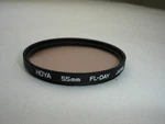 Hoya 55MM Fl-day Filter Only .. Fixed Price $8.20.