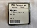 Newport #FSQ-KG5, Colored Glass Filter, Square, 1061168, Heat Absorbing. Fixed Price $50.00.