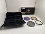 Polaroid (PL4FIL58) 4-PIECE Multi-coated Camera Lens Mm Filter Kit. Fixed Price $13.99.