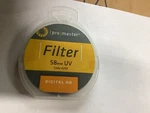Promaster 58MM Uv Filter Digital Hd Lens Code 4299. Fixed Price $12.99.