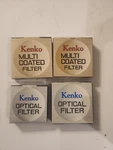X 4 Kenko Optical & Multi Coated Filters Japan 55.0S 52.0S. Fixed Price $25.00.