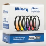 67MM - Graduated Color Ultimaxx 6PCS Filter Set W/pouch For Dslrs Camera Nib. Fixed Price $16.99.