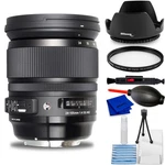 Sigma 24-35MM F/2 Dg Hsm Art Lens For Canon Ef 7PC Accessory Bundle. Fixed Price $829.95.