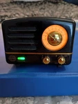 Muzen Otr Metal Fm Radio Bluetooth Speaker Black Retro Model MW-2AI W/case Newib. Fixed Price $95.00.