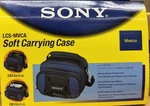 Sony Lcs-mvca Mavica Soft Carrying Case (black/blue). Fixed Price $27.99.