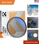 52MM Circular Polarizer Filter Ultra-slim 18 Multi-coated Optical Glass Circu.... Fixed Price $23.90.
