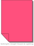 Lee Filters Lighting Gel Sheet 148 Bright Rose. Fixed Price $12.00.