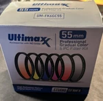 55 6 Piece Professional Gradual Color Filter Kit 58MM By Ultimaxx. Fixed Price $15.95.