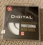 Quantaray Professional Filter Series 67MM Uv. Fixed Price $24.00.