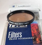 Tiffen Sepia Solid Filter 62SEP1 Authentic Usa E62 Warm Coloration. Fixed Price $39.99.