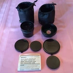Sony Ultimate Bundle: Vcl DH1758, DH0758 & M3358 Lenses. Fixed Price $200.00.