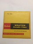 Kodak Wratten No. 82A Gelatin Filter 3 Square - New. Fixed Price $29.90.