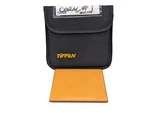 Tiffen 4X4" Coral Solid Color Glass Filter Mfr #44CO1 - Serial #C103. Fixed Price $180.00.