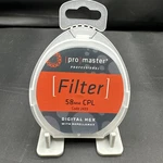 Promaster 58MM Digital Hgx Circular Polarizer Prime Filter. Fixed Price $19.80.