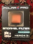 Pair Polar Pro Aqua Series Iridium Ed Shallow Water Snorkel Filter Hero 4/3+. Fixed Price $12.49.