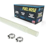9MM/10MM/220MM Corrugated Ptfe Flexible Fuel Pump Hose Line E85/GAS + Clamps Qfs. Fixed Price $10.98.