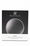 Platinum 72MM Multi-coated Circular Polarizer Filter (#25). Fixed Price $19.99.