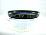 Hoya 49MM 80A Camera Lens Filter (near Mint). Fixed Price $8.96.